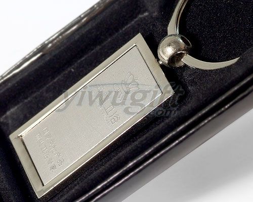 metal key chain, picture