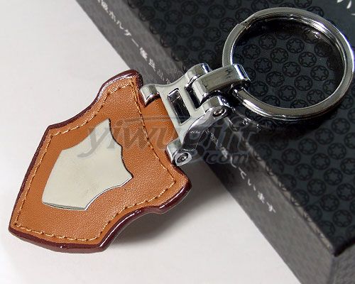 leather key chain, picture