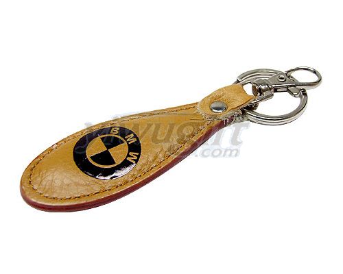 leather key chain, picture