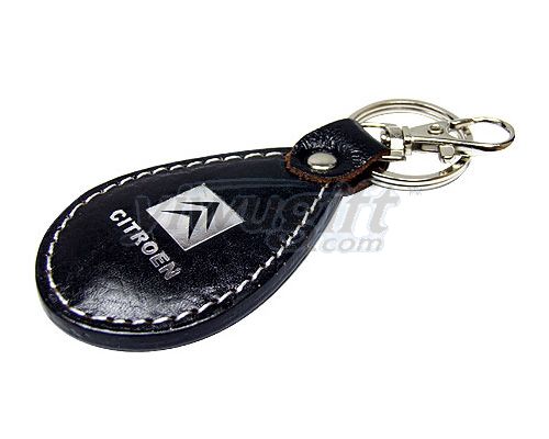 leather key chain, picture