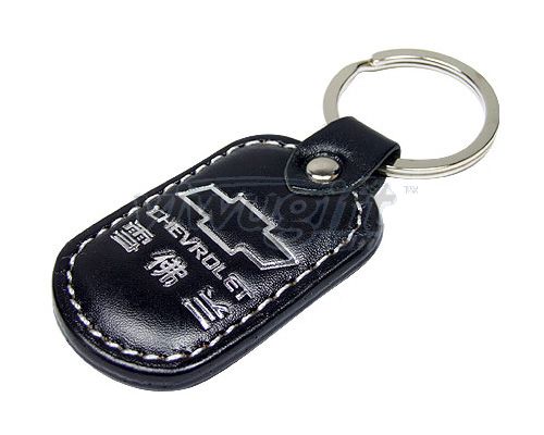 leather key chain, picture