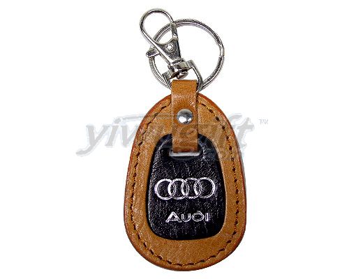 leather key chain, picture