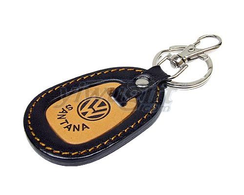 leather key chain, picture