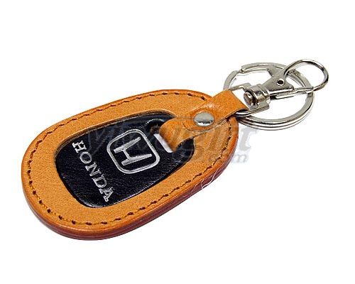 leather key chain, picture