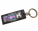 Leather  key chain, Picture