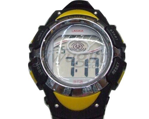 seven color waterproof watch, picture