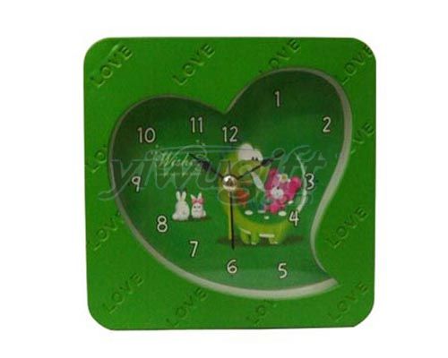 desk clock, picture