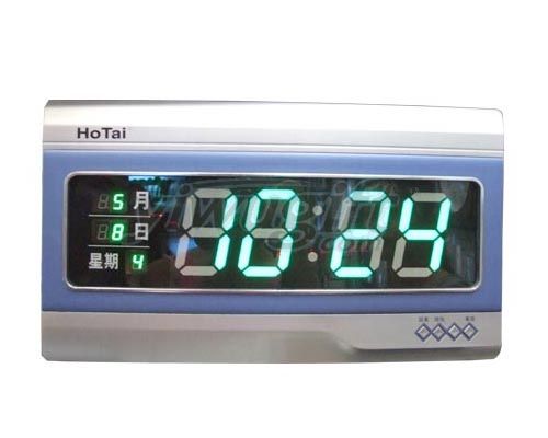 electronic desk clock, picture