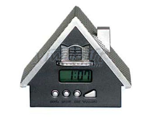 electronic desk clock, picture