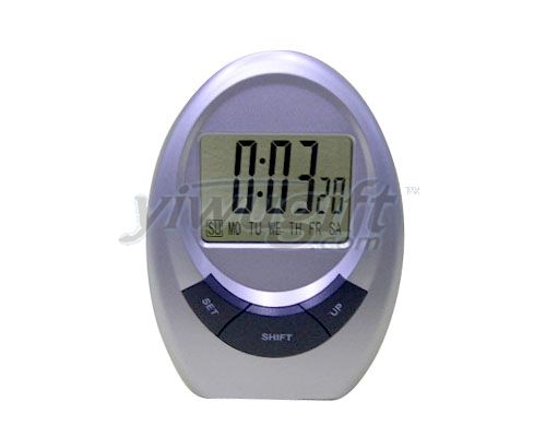 electronic desk clock, picture