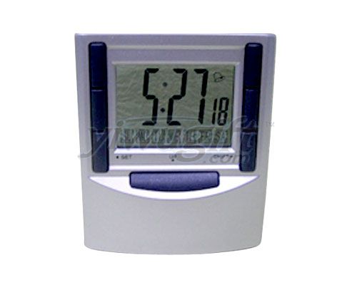 electronic desk clock, picture