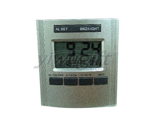 electronic desk clock, picture