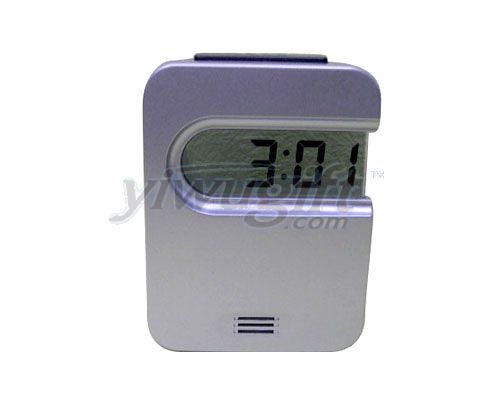 electronic desk clock, picture