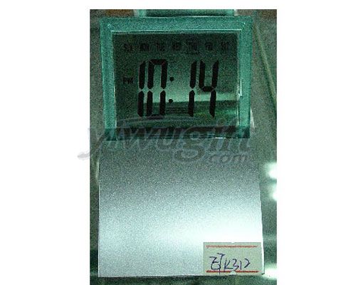 electronic desk clock, picture