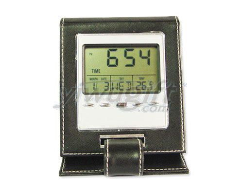 electronic desk clock, picture