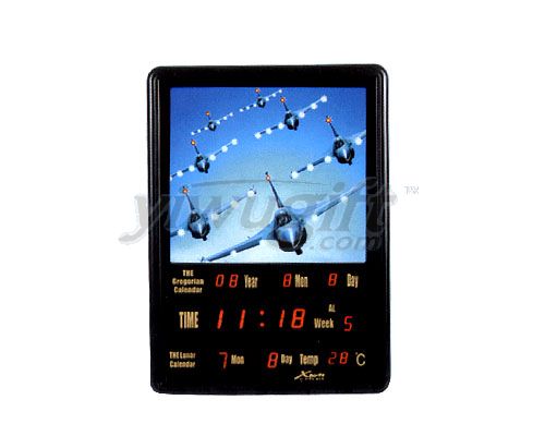 electron wall clock, picture