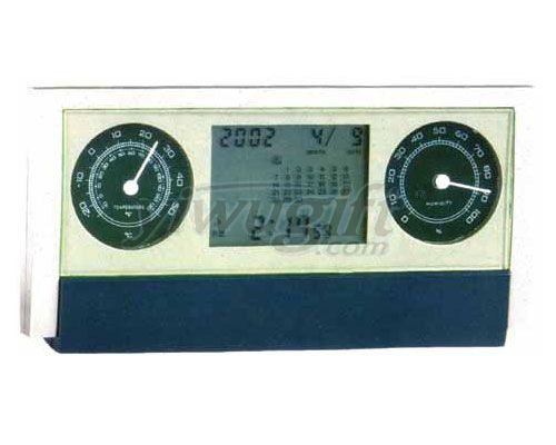 electronic desk clock, picture