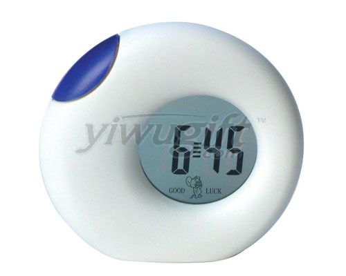 electronic desk clock, picture