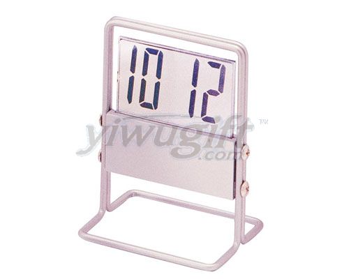 electronic desk clock, picture