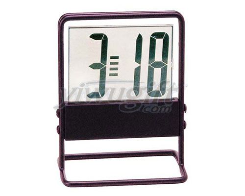 electronic desk clock, picture