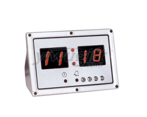 electronic desk clock, picture