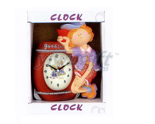 desk clock, picture