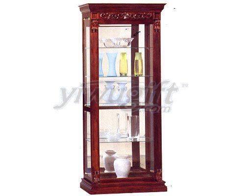 Linden wood grandfather  clock, picture