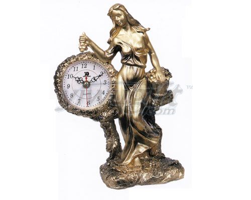 desk clock, picture