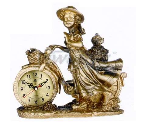 desk clock, picture