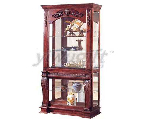 Linden wood grandfather  clock, picture