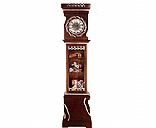 Linden wood grandfather  clock