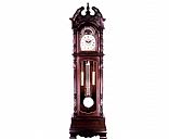 Linden wood grandfather  clock, Picture