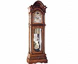 Antique oak color grandfather  clock, Picture