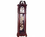 Linden wood grandfather  clock, Picture