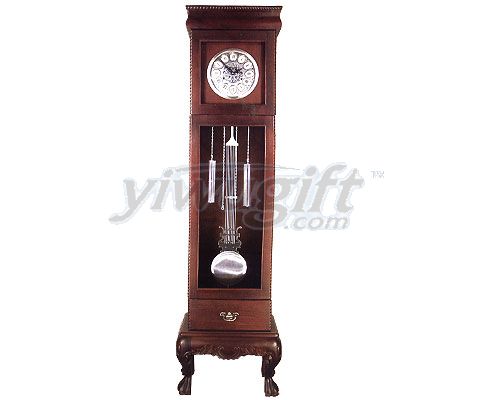 Linden wood grandfather  clock