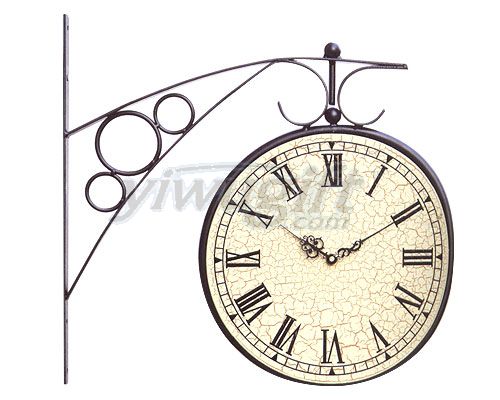 metal craft clock