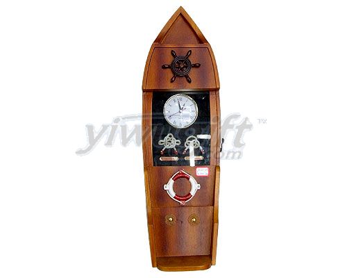 wood  craft clock, picture