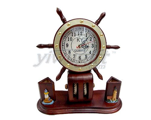 wood  craft clock, picture