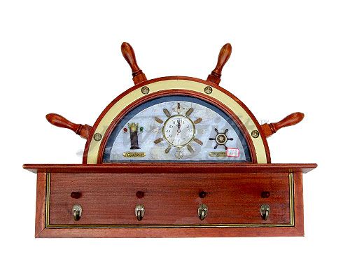 wood  craft clock, picture