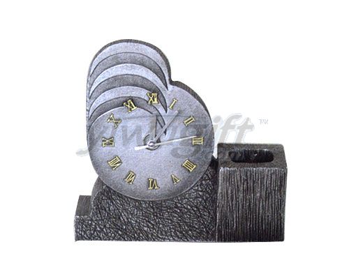 desk clock, picture