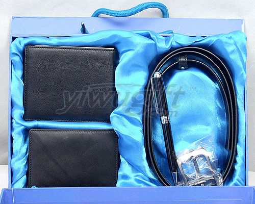 Leather package, picture