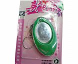 pocket mirror with plastic decoration