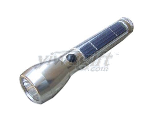 Solar energy flashlight, picture