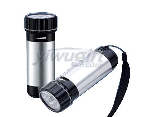 Hand operated flashlight, picture