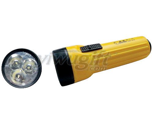 Plastic flashlight, picture