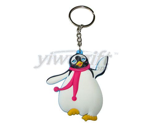 Walrus PVC soft gum key buckle, picture