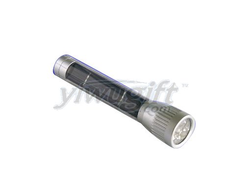 Solar energy flashlight, picture