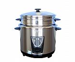All steel electric cooking pot