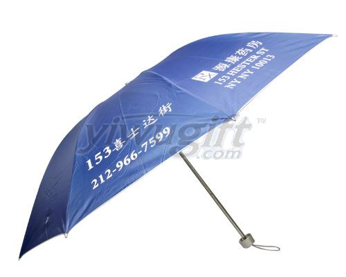 three-fold umbrella, picture