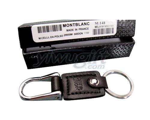 Leather key chain, picture